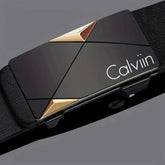 Men's PU Leather Belt – Stylish Automatic Buckle for Casual & Business Wear  Adomoo